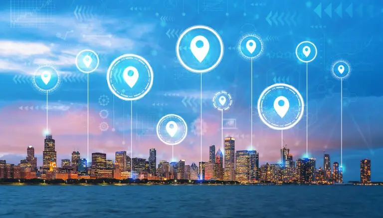 local seo michigan backlink to local business shown by map pins on multiple businesses